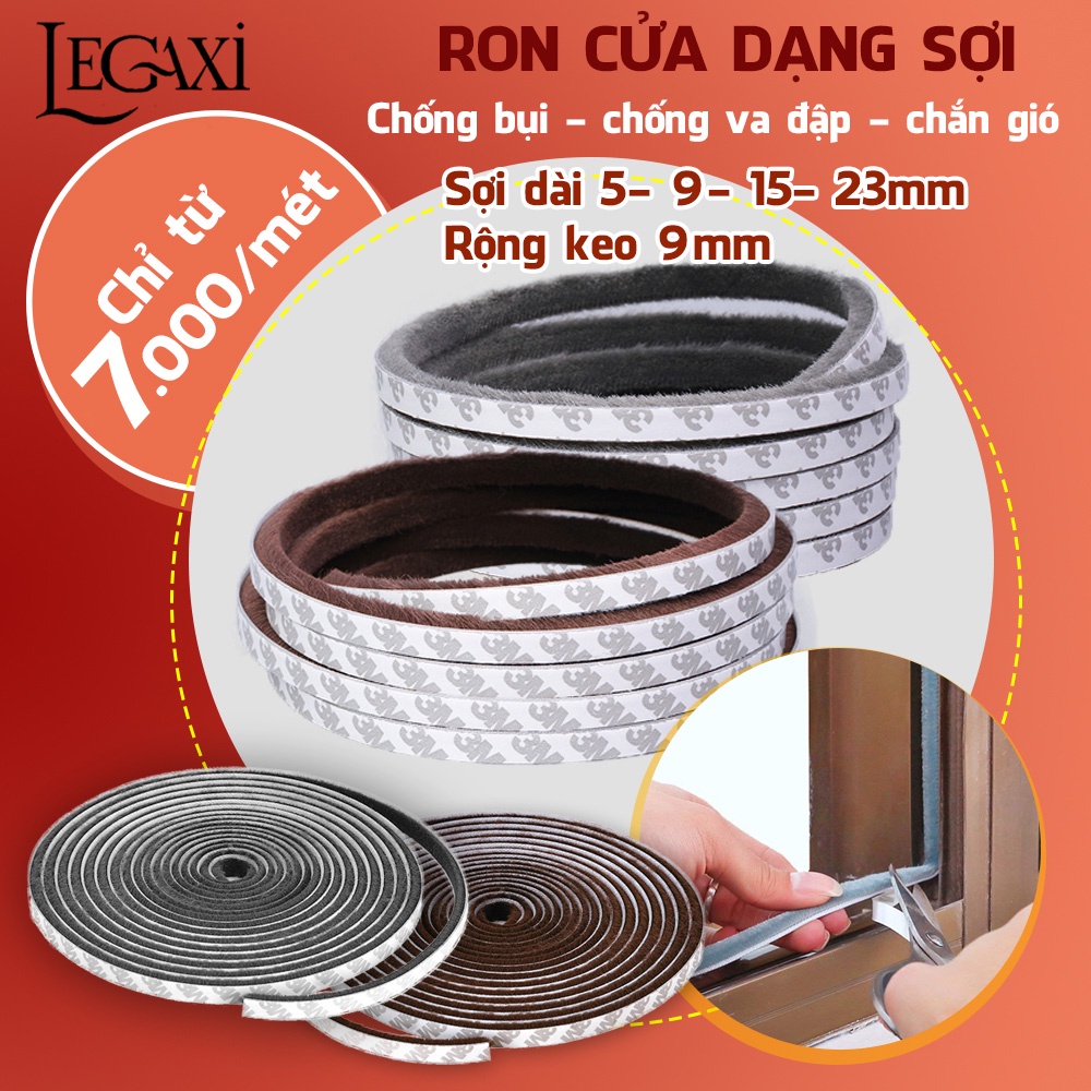 Ron Chân Cửa Khung Cửa Sợi Dán Legaxi 5mm 9mm 15mm 23mm