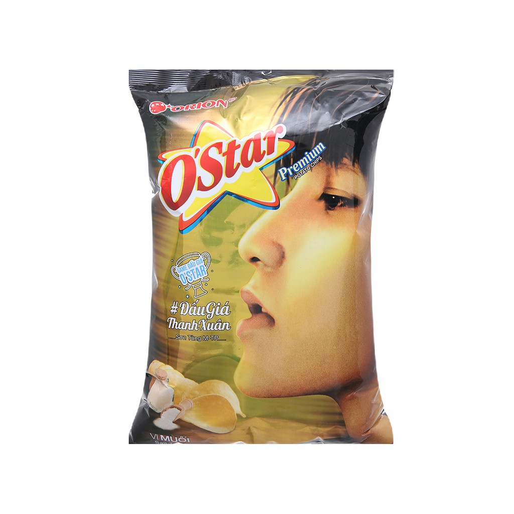 Snack khoai tây vị muối O'Star gói 90g