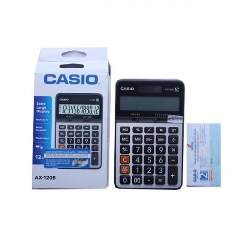 Máy tính Casio AX-120B (Cam kết chính hãng)