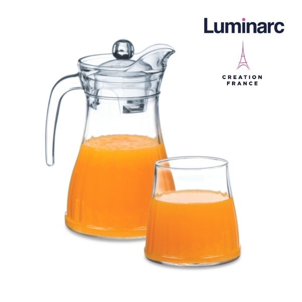 Bộ Bình Ly Thủy Tinh Luminarc Bucolique 5 món L5362 - 1.3L | Phân Phối Chính Hãng
