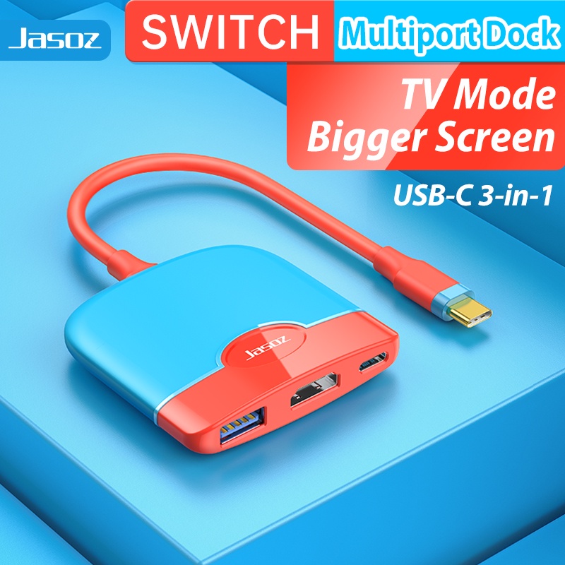 Cổng kết nối GOOJODOQ chuyên dụng với đầu USB-C PD HDMI cho Nintendo Switch tương thích với TV 4K 100W