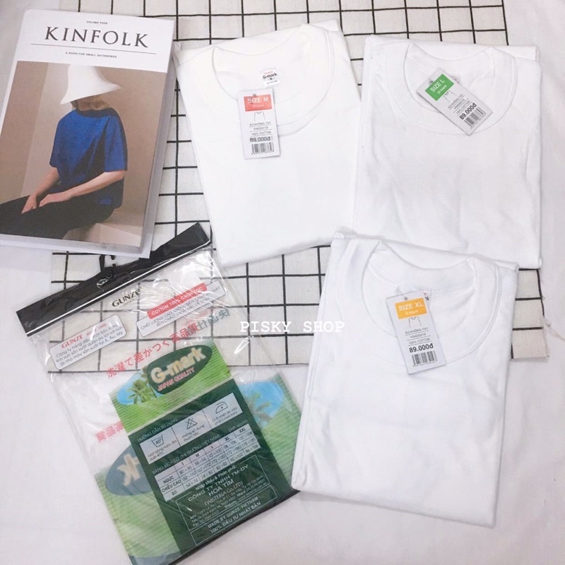 ÁO LÓT - ÁO THUN NAM GMARK GUNZE 100% COTTON SÁT NÁCH KO TAY NHẬT