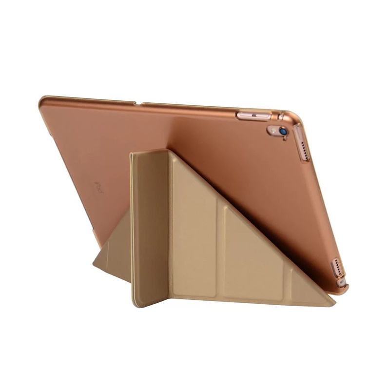 Dễ Thương Ốp Máy Tính Bảng Cứng Trong Suốt Có Giá Đỡ Cho Ipad Mini 1 2 3 4 5 Air 2 6 Pro 9.7 Inch 2017 2018