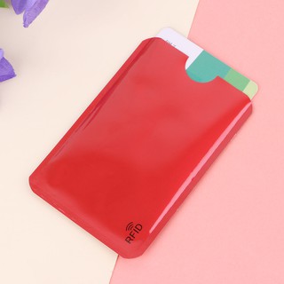Set 10 bao bảo vệ thẻ tín dụng chặn RFID bằng lá nhôm