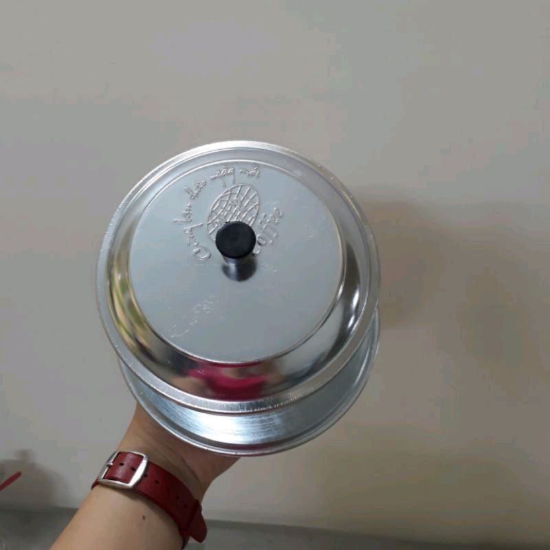 Phin cồ nhôm / inox pha cà phê lớn big size - Pha 150gr bột được 400ml cốt cà phê