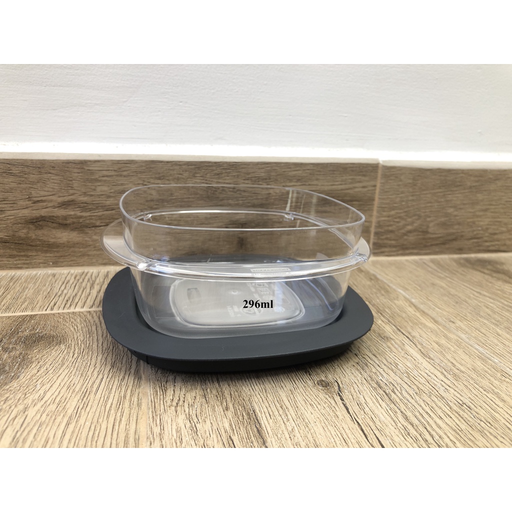 LẺ SIZE HỘP ĐỰNG THỰC PHẨM NHỰA TRITAN CHỊU NHIỆT NẮP ĐEN RUBBERMAID USA