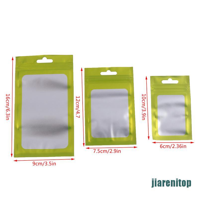 Set 20 Túi Nhôm Đựng Thực Phẩm Có Khóa Kéo Tiện Lợi