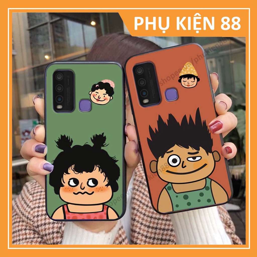 Ốp lưng Vivo Y30 / Y50 ốp điện thoại LineBear, bé tóc xù, hoa siêu đẹp