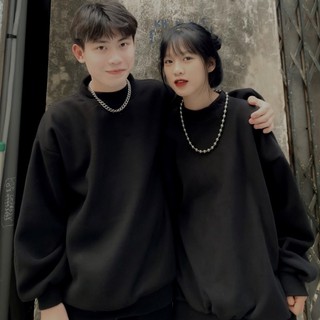 Áo cao cổ nỉ đôi -nam nữ