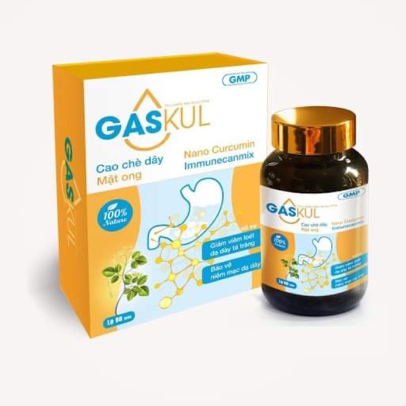 Viên uống Gaskul hỗ trợ giảm viêm loét dạ dày tá tràng, bảo vệ niêm mạc dạ dày