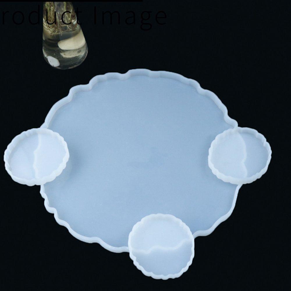 YANN1 Khuôn Làm Đế Lót Ly Bằng Resin Epoxy Độc Đáo DIY