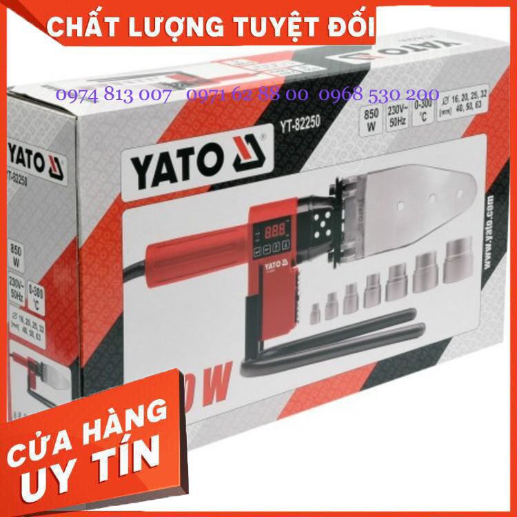 Giảm Giá Máy hàn ống nhựa hiển thị số 850W Yato YT-82250 Cực Shok