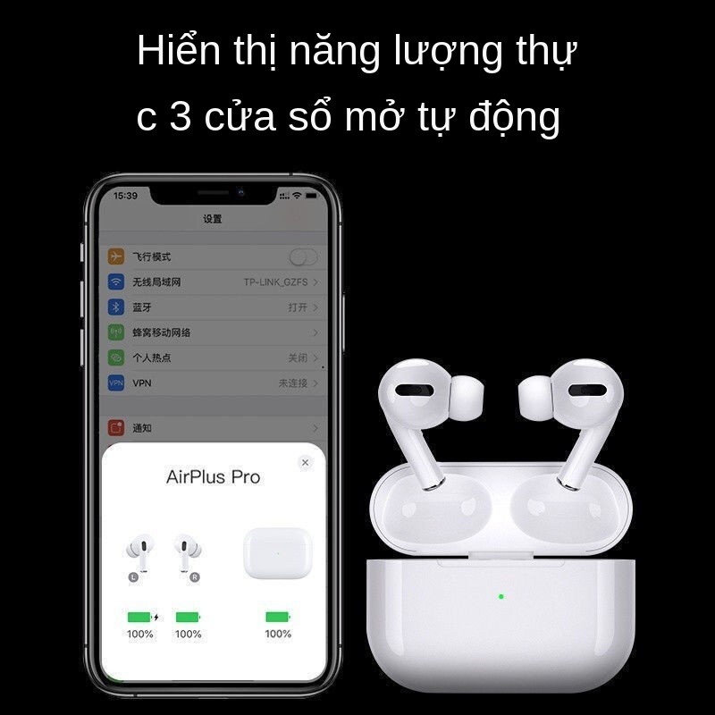 Tai nghe Bluetooth Luoda 1562a thế hệ thứ ba Huaqiangbei, sạc không dây cảm ứng ánh sáng thực, giảm tiếng ồn ANC, cửa