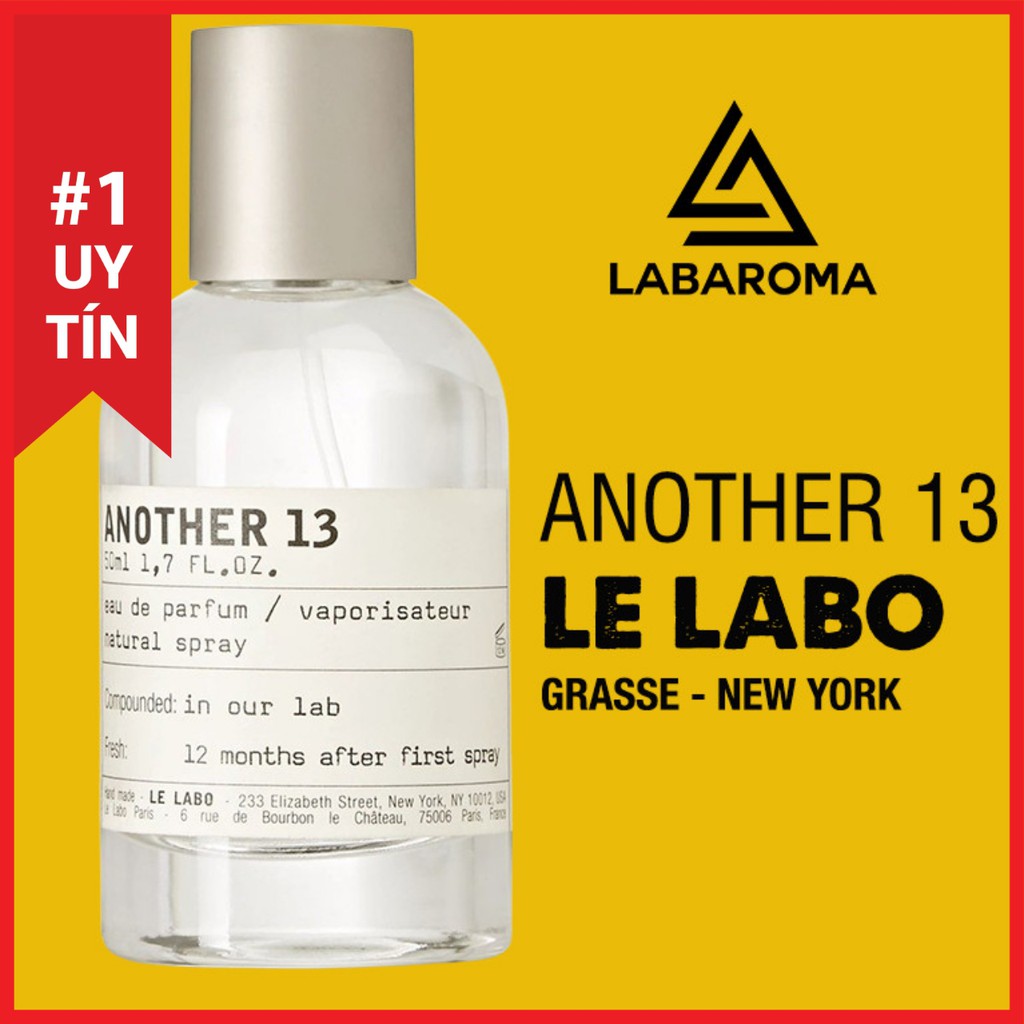 Tinh dầu nước hoa Le Labo Another 13 nam nữ thơm lâu cao cấp, mùi quyến rũ, làm thơm quần áo, treo xe hơi 10ml LabAroma