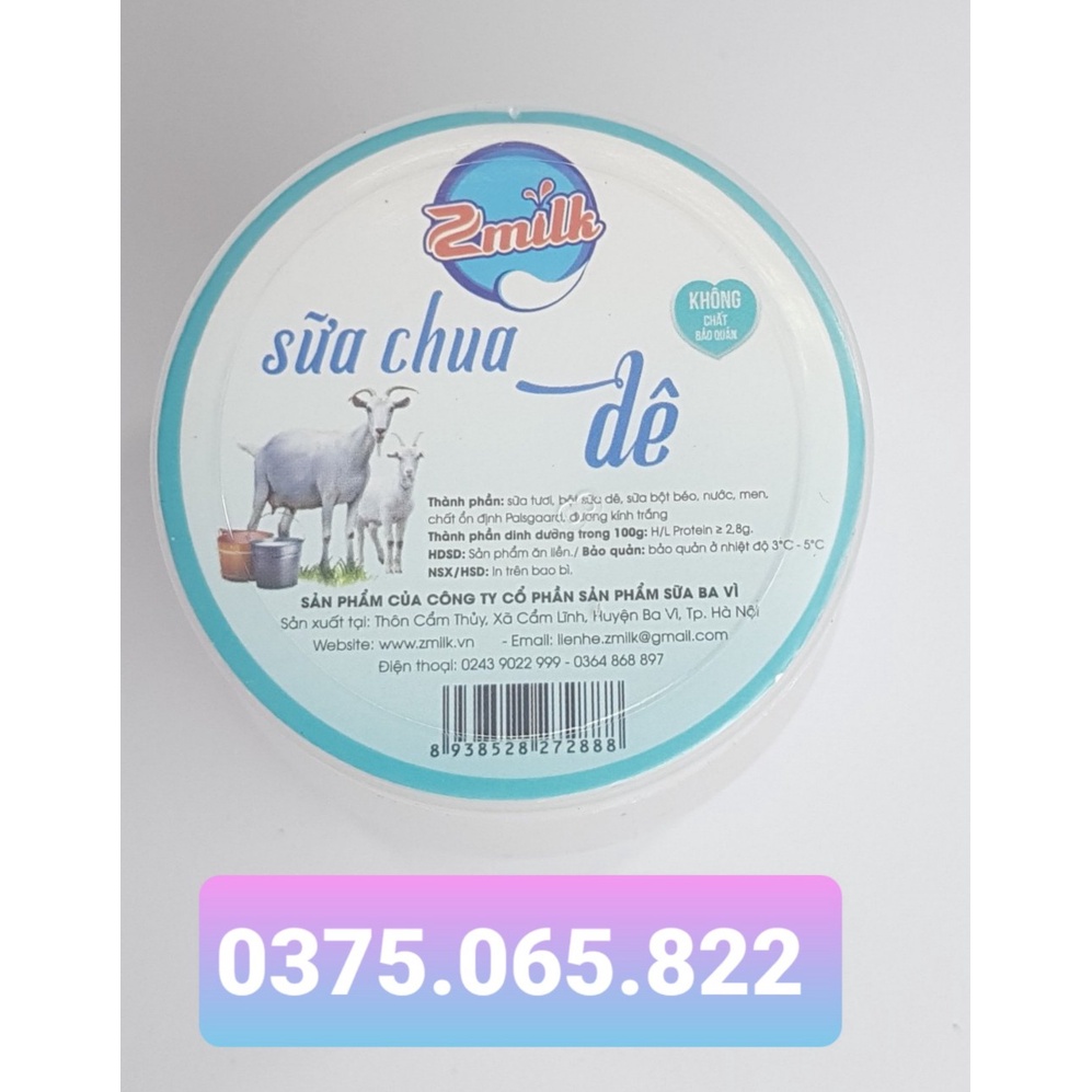 1 THÙNG SỮA CHUA DÊ ( 12 HỘP) - HÀNG NHÀ MÁY BA VÌ