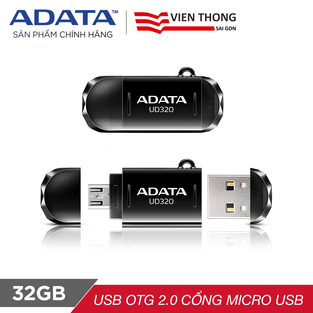 USB OTG 2.0 ADATA UD320 32GB cổng micro USB dành cho điện thoại Android - | BigBuy360 - bigbuy360.vn