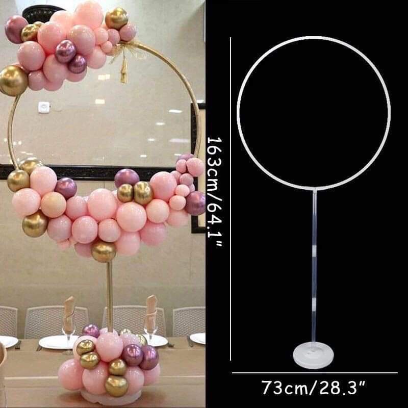 Trụ hình tròn gắn bóng trang trí sinh nhật, tiệc cưới, decor