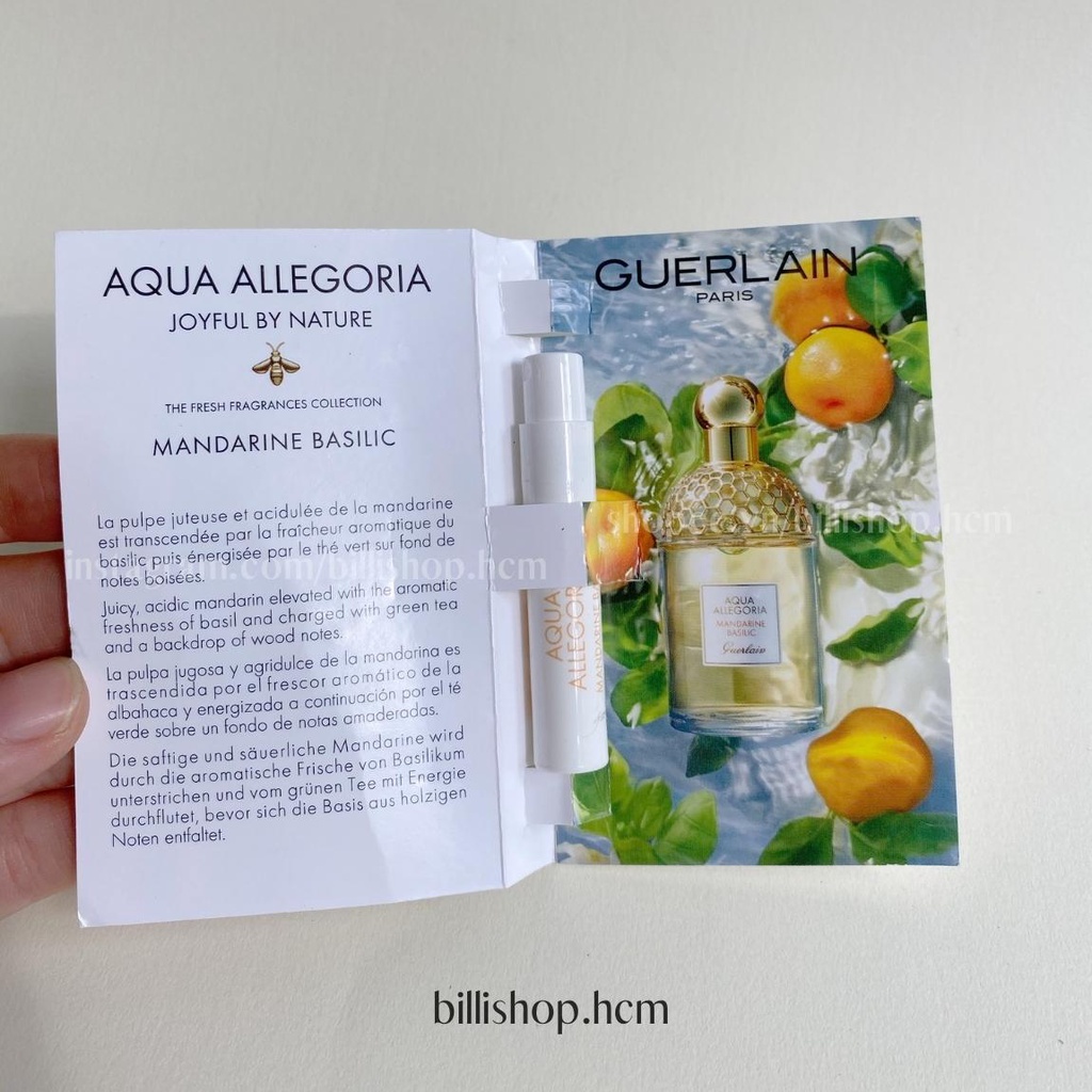 Vial 1ML - Nước hoa Guerlain Aqua Allegoria