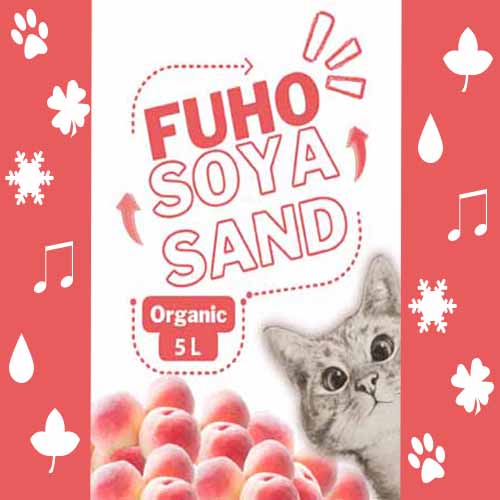 5L Cát Đậu Nành Fuho Khữ Mùi Hôi Bằng Vi Sinh Cho Khay Vệ Sinh Mèo