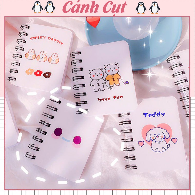 sổ taysổ tay hoạt hình dễ thương sổ tay a5 nhỏ gọn cute sổ tay ghi chép trơn VPP49