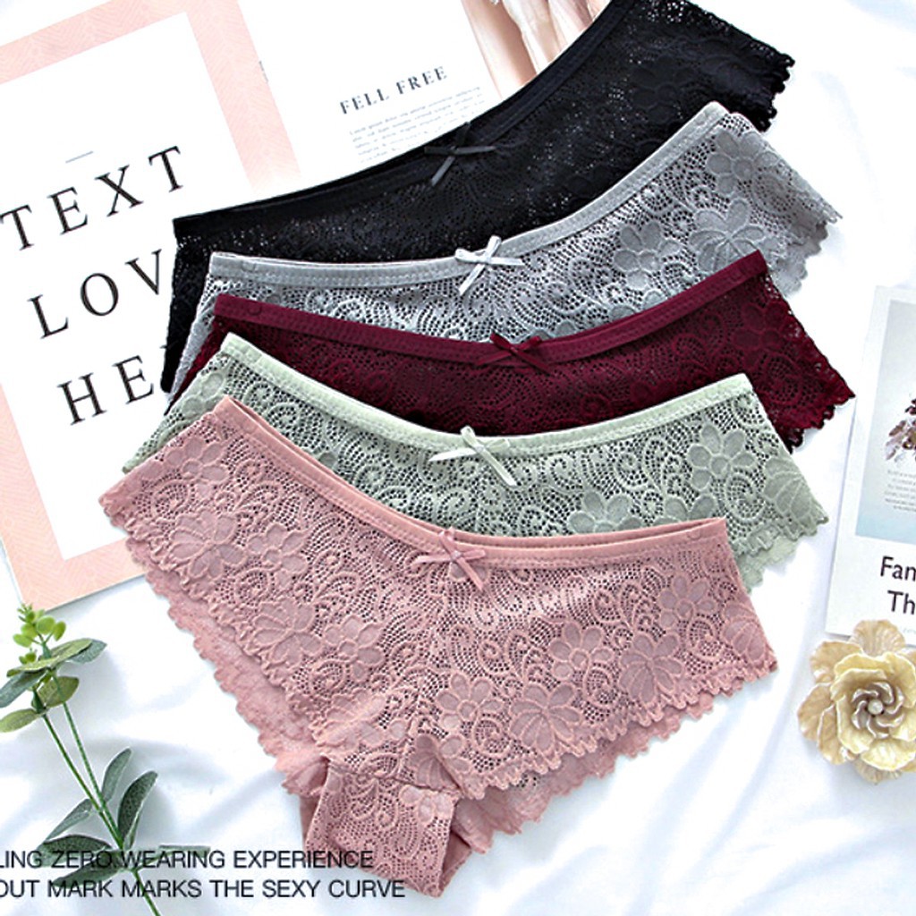 Quần lót nữ ren cao cấp Airbra nơ pha lưới gợi cảm sexy ôm mông thiết kế thanh lịch phù hợp mặc váy đầm dạ hội | BigBuy360 - bigbuy360.vn