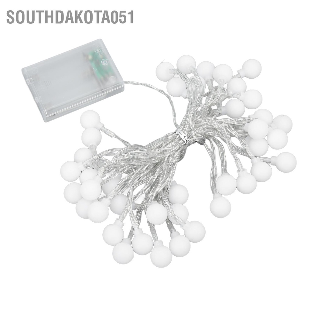 Dây đèn led trang trí hình trái cherry tròn màu vàng 6m dành cho cắm trại