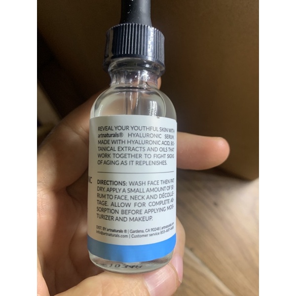 Serum dưỡng ẩm, chống lão hóa da mặt Artnaturals