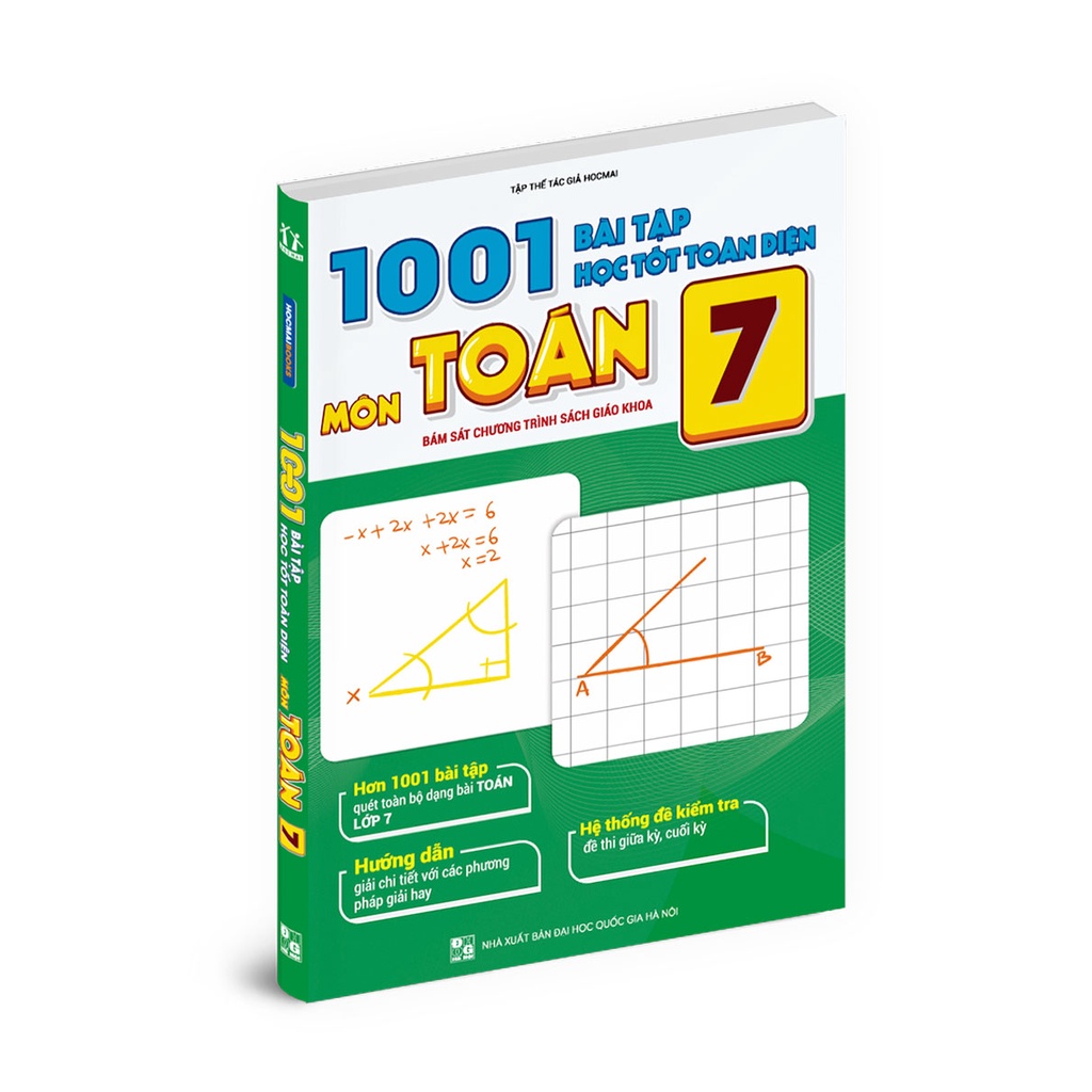 Sách - 1001 Bài Tập Học Tốt Toàn Diện Môn Toán Lớp 7