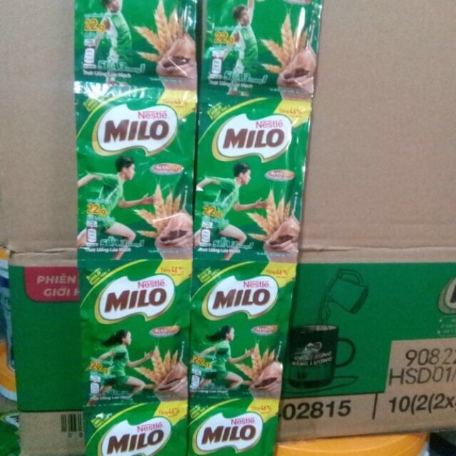 Dây 10 Gói Sữa Bột Milo Nestle 22gr