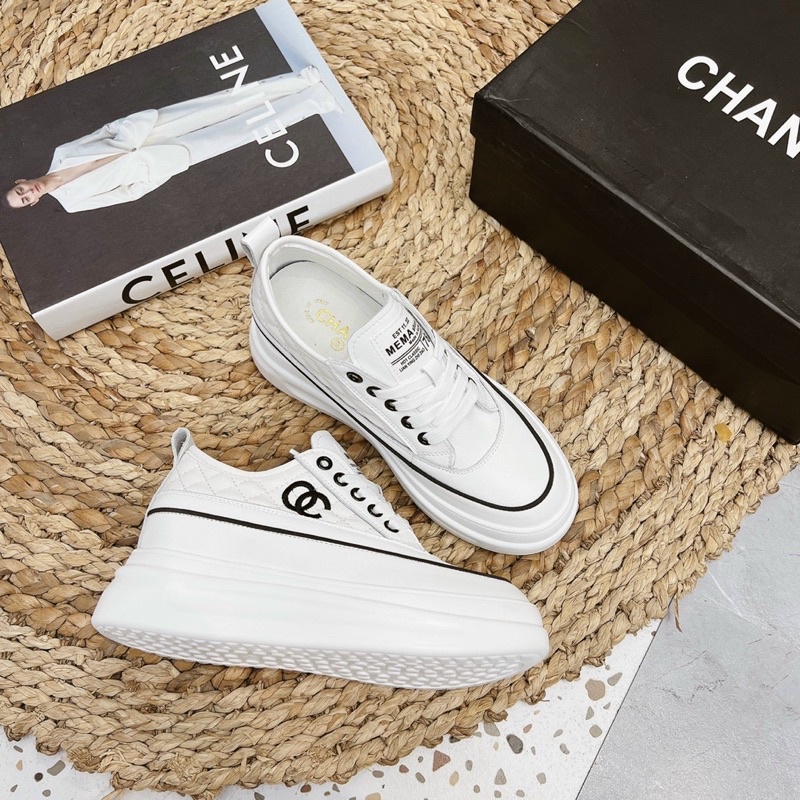 HÀNG VỀ CÓ SẴN!!!Giày thể thao sneaker trần chỉ độn đế chane nhẹ tênh hàng chuẩn QUẢNG CHÂU FULLBOX