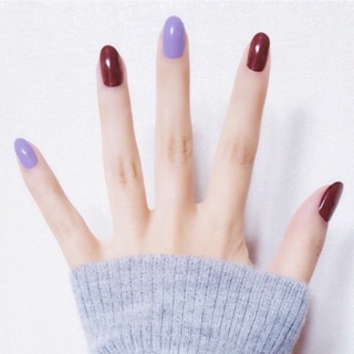 Bộ 24 móng tay giả kèm keo + miếng dán móng