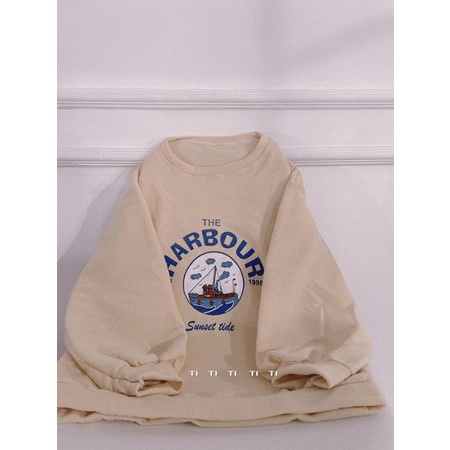 Áo Nỉ Sweater Nữ Form Rộng Vải Nỉ Bông Dày Dặn phong cách Ulzzang CAMASTORE SW11 | BigBuy360 - bigbuy360.vn