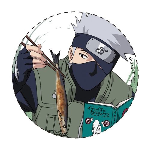 ( 1 chiếc ) Huy hiệu cái áo IN HÌNH nhân vật NARUTO ĐẠI CHIẾN LÀNG LÁ VER ĂN UỐNG anime chibi dễ thương xinh xắn