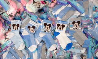 Set 5 đôi tất Disney bé trai bé gái