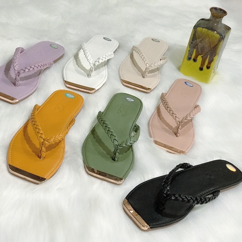 DÉP KẸP BÍNH MŨI SẮT - thời trang, trẻ trung, màu sắc tươi tắn, êm, bền, nhẹ, chất liệu cao cấp