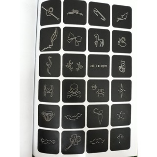 Sách Mẫu Bao Gồm 118 Hình Dán Decan Tatoo MIni, Giúp Thợ Tatoo Mini Có Được Những Hình Xăm Siêu Nhanh, Siêu Đẹp Chuẩn