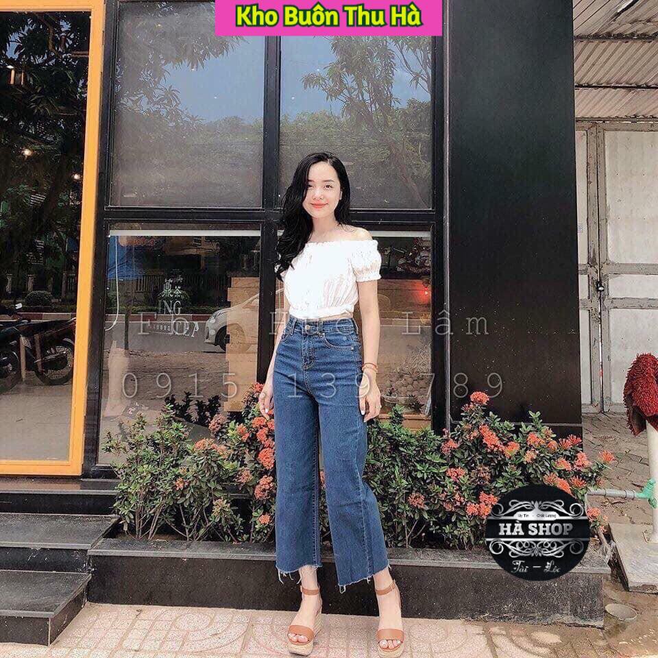 [Có Video+ Ảnh Thật] Quần Jean ống rộng  - Chất Liệu Jean cao cấp / Sẵn 2 màu | BigBuy360 - bigbuy360.vn