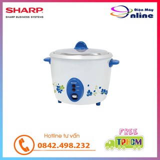 (Giá Tại Kho) Nồi Cơm Điện Nắp Rời Sharp KSH-D11V (1.1L) - Màu Ngẫu Nhiên