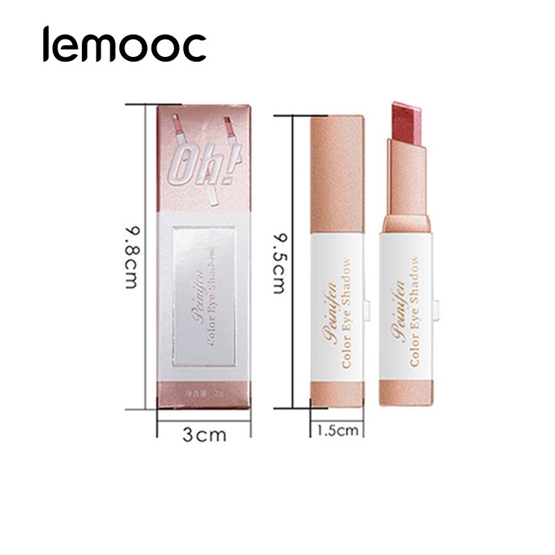 [Hàng mới về] Thỏi phấn mắt hai tông màu gradient chống thấm nước và mồ hôi cao cấp