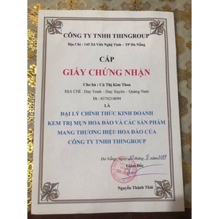 Kem Trị Mụn Thuốc Bắc Hoa Đào