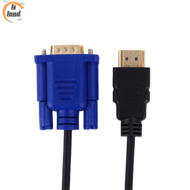 Cáp Chuyển Đổi 1.8M HDMI Sang VGA HD 1080P HDMI Cho PC Laptop