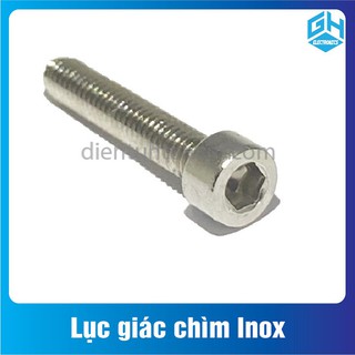 COMBO 5 con Ốc lục giác chìm Inox (Bulong lục giác) M3,M4,M5,M6,M8