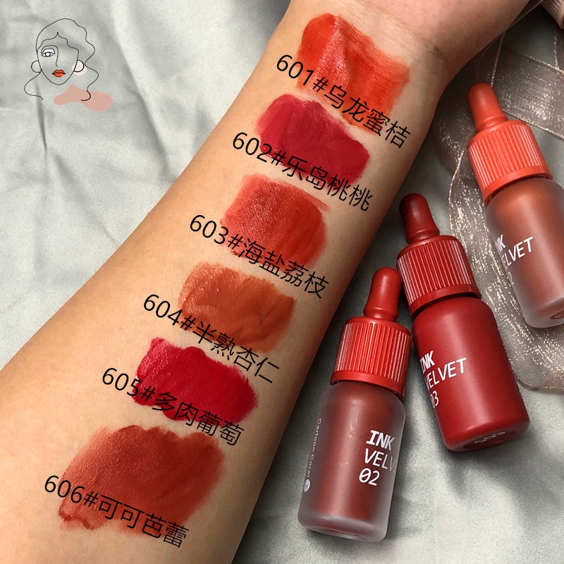 Son kem lì Sweet mint mịn mượt mà kháng nước lâu trôi không khô môi với 6 màu tùy chọn