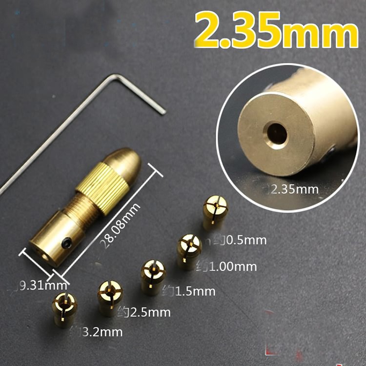 đầu kẹp mũi khoan trục 2mm,đầu kẹp mũi khoan mini