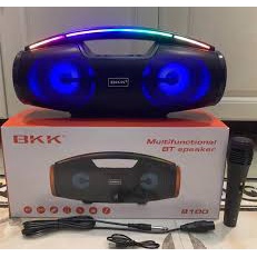 ⚡️[Chính Hãng] Loa Bluetooth⚡️ Karaoke BKK B100 Công suất 20W Kèm Micro Âm Thanh Siêu Đỉnh Pin Khủng Bảo Hành 6 Tháng