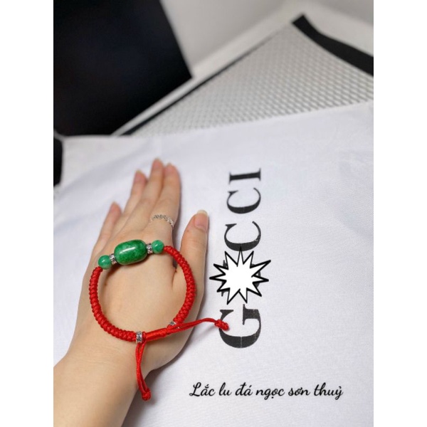 Vòng Tay Tết Dây Mix Charm Lu Thống Ngoc Sơn Thủy