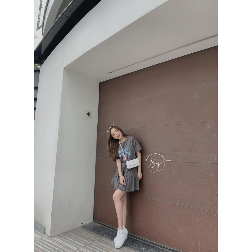 Set đồ nữ cá tính, set váy ngắn áo thun đi chơi sang chảnh mùa hè đẹp 8A00111 TKBHH | BigBuy360 - bigbuy360.vn