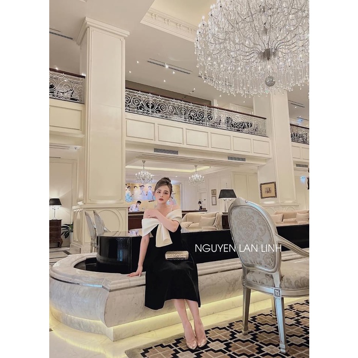 Đầm nữ thiết kế dự tiệc, dáng xòe sang trọng, quyến rũ