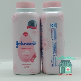 Phấn rôm hồng Johnson blossoms baby powder 100g