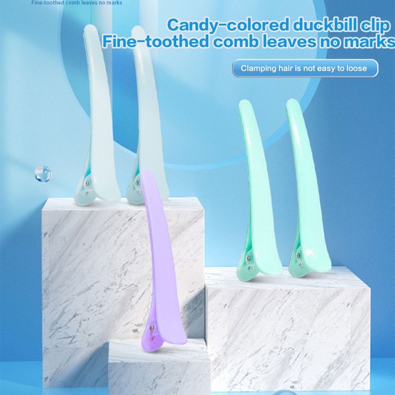 Set 12 Kẹp Tóc Mỏ Vịt Chuyên Dụng Cho Salon Làm Tóc